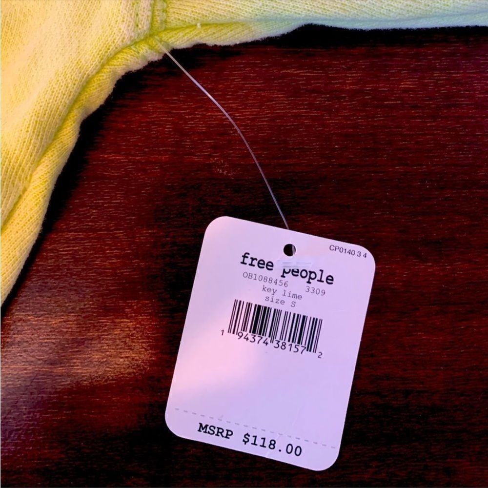 Free people FP Women’s movement go for gold reversible sweatshirt size S, NWT - Picture 13 of 16